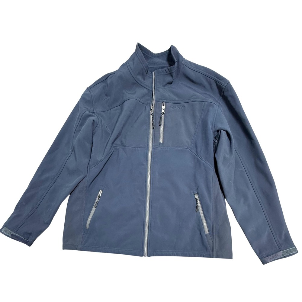 RedHead Softshell‎ Jacket Mens XL Gray Fleece Lined Outdoor Hiking Zip Pockets